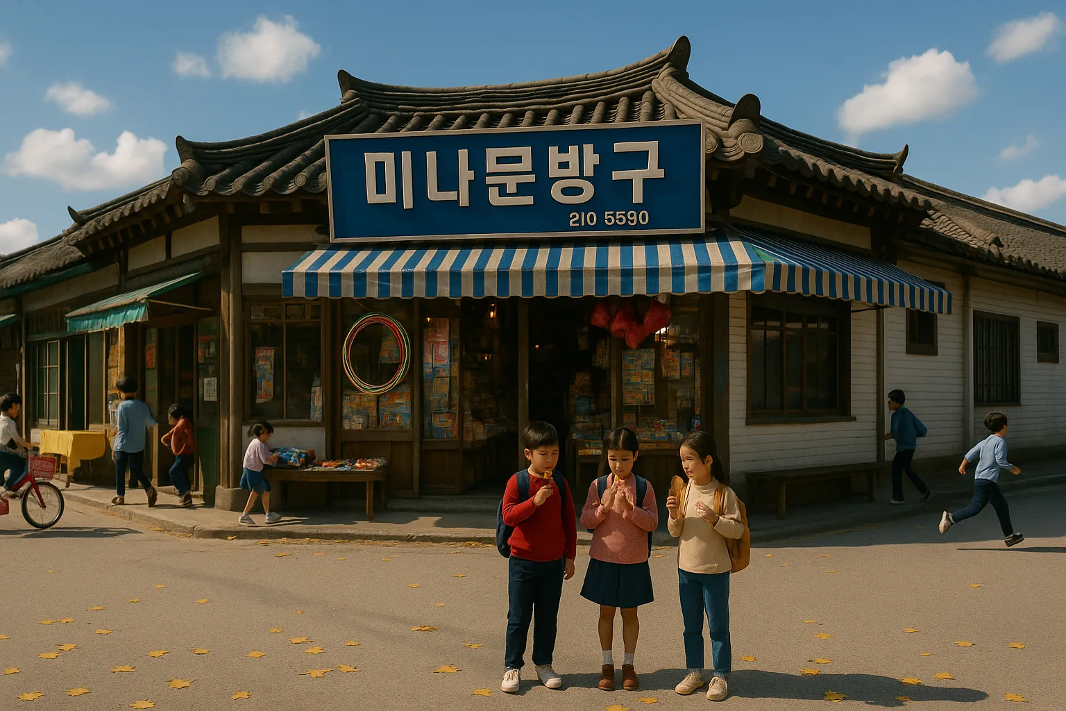 클링 AI로 만든 80년대 문방구