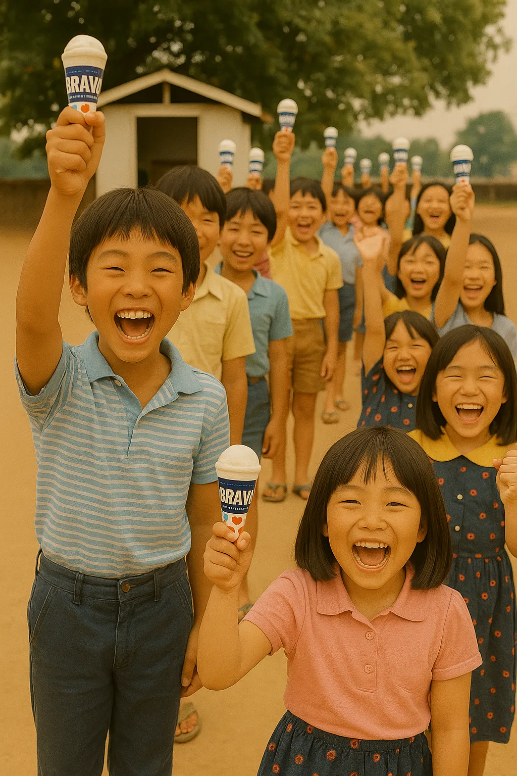AI 브라보 아이스 크림 CF 영상 제작