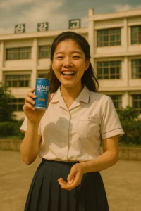 AI 엄마가 여고생으로 변하는 이미지