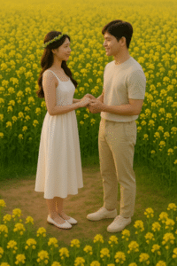 AI 이미지 유채꽃 사랑