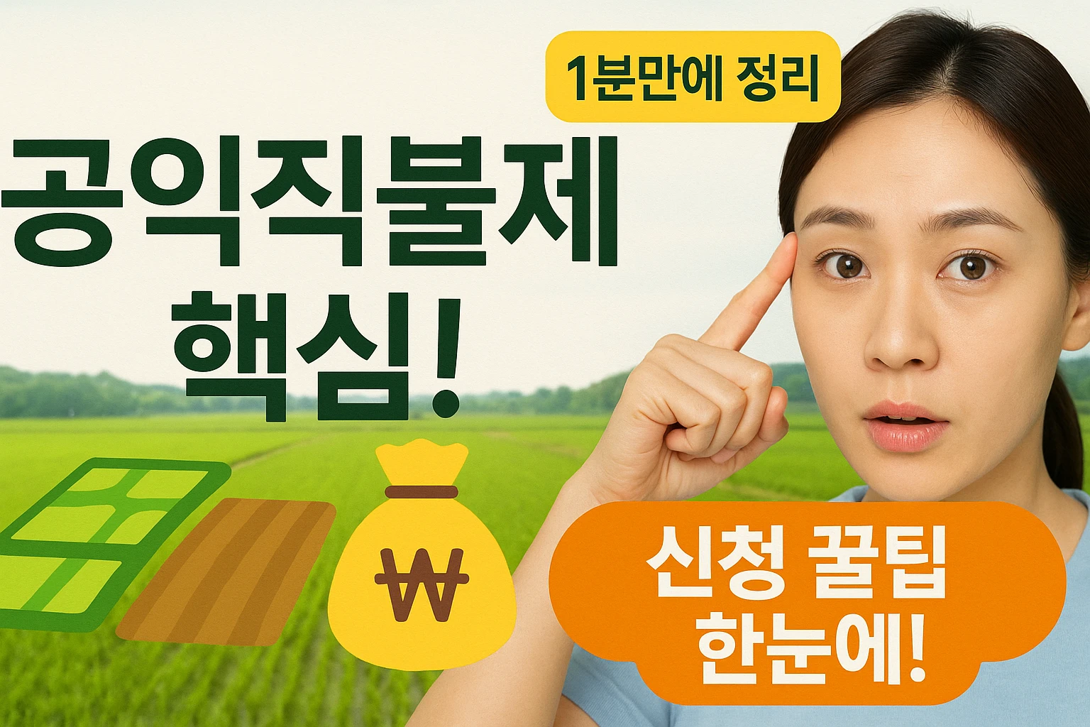 [2025 최신] 농업인 공익직불금 신청방법, 필수서류 온라인 접수법
